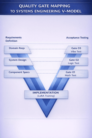 CorpusAI V-Model verification and validation diagram